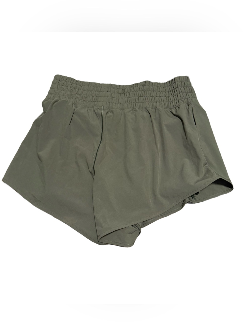 Aerie Offline Hot Stuff Short Women's Medium Green Athletic Lined Pockets NWT - Picture 6 of 6